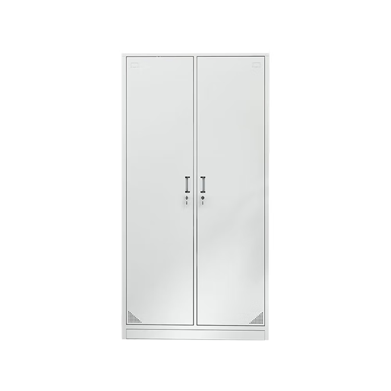 企诺 员工储物柜子更衣柜两门 QB001 850*420*1800mm  灰白色（单位：个）