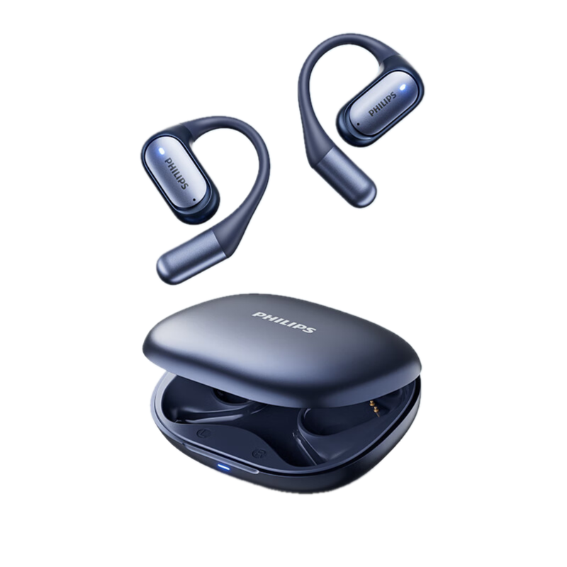 飞利浦（PHILIPS） 挂耳式蓝牙耳机 TAA3719 68g/8*7*2.3mm/ 蓝色（单位：副）