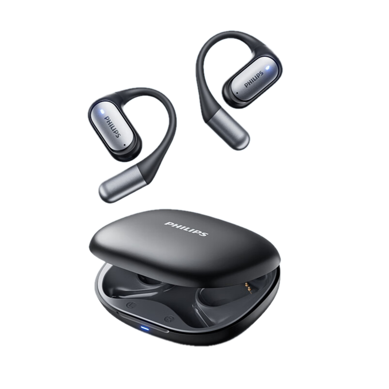 飞利浦（PHILIPS） 挂耳式蓝牙耳机 TAA3719 68g/8*7*2.3mm 黑色（单位：副）