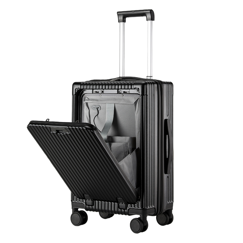 恒源祥 多功能拉链箱 HYX8075-28 28英寸 黑色（单位：个）