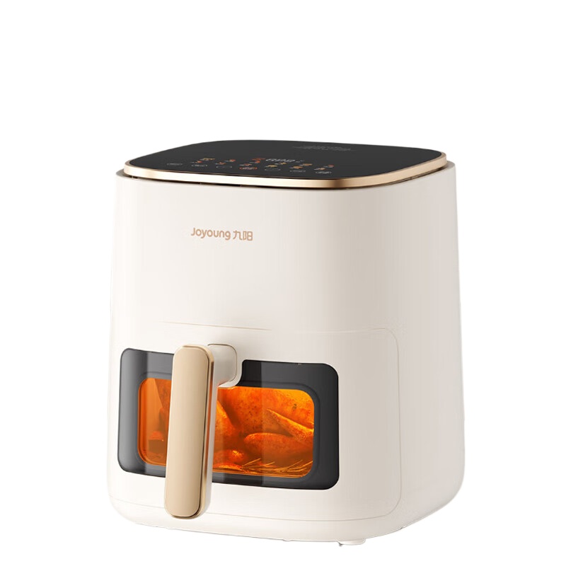 九阳（Joyoung） 全金属内腔蒸汽嫩炸空气炸锅 KL50-V566Y 5.2L 白色（单位：台）