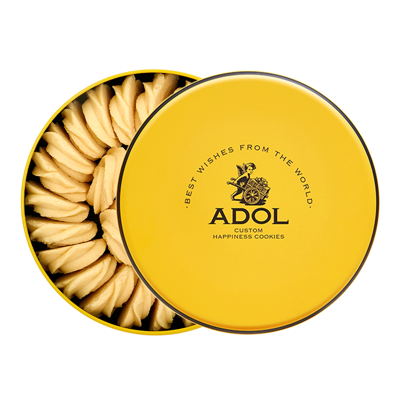 ADOL 艾许黄油曲奇饼干 原味 180g 鹅仔黄（单位：盒）