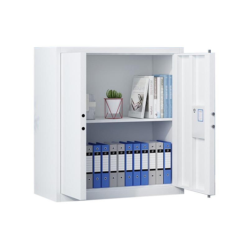 企诺 单门电子锁文件矮柜保密柜无抽屉 QA197 900*420*940mm 灰白色（单位：个）