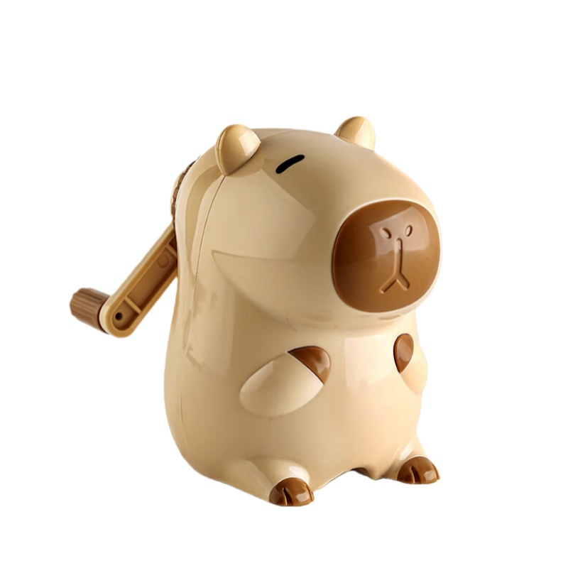 晨光（M&G） 卡皮巴啦豚鼠削笔机 APS906U5 115*72*95mm 单个装  棕色（单位：个）