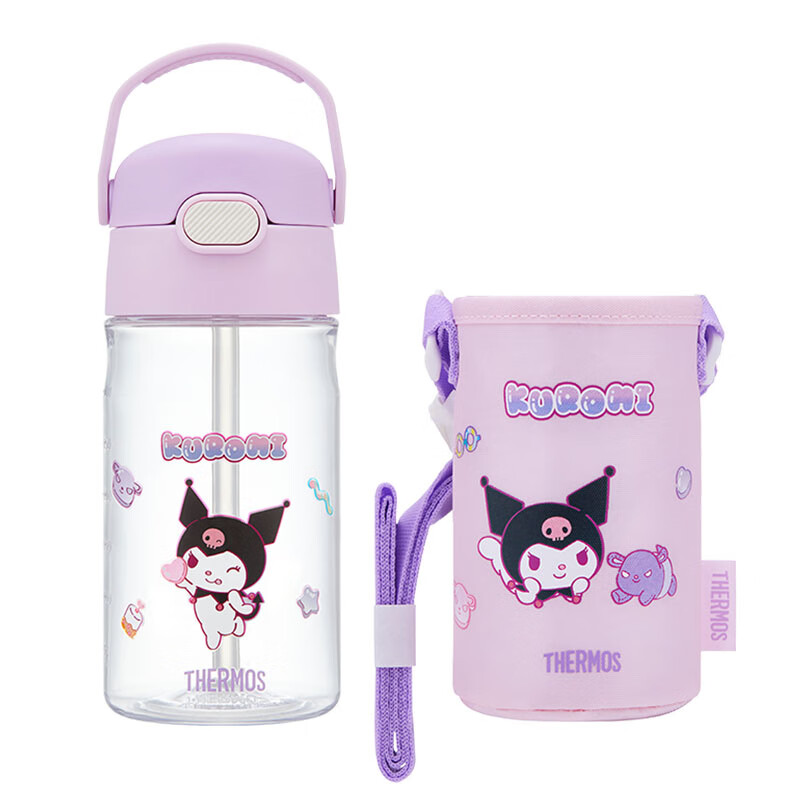 膳魔师（THERMOS） Tritan吸管杯 BBSD-400FKU 420ml 紫色（单位：个）