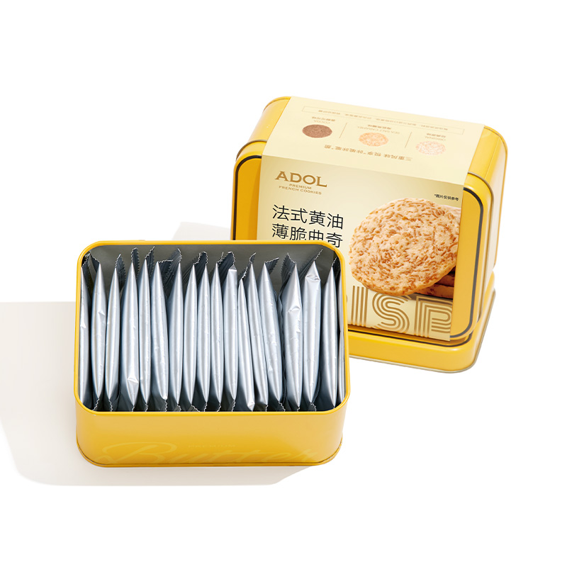 ADOL 薄脆曲奇  饼干 108g 鹅仔黄（单位：盒）