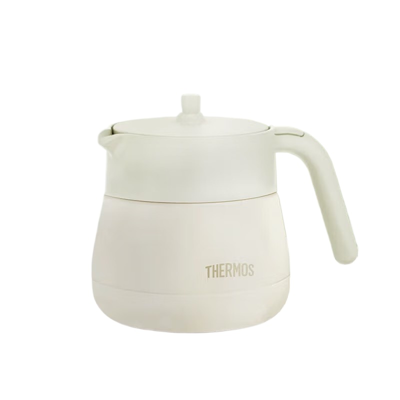 膳魔师（THERMOS） 高真空不锈钢保温壶 TCHC-580C WW 590ml 白色（单位：个）