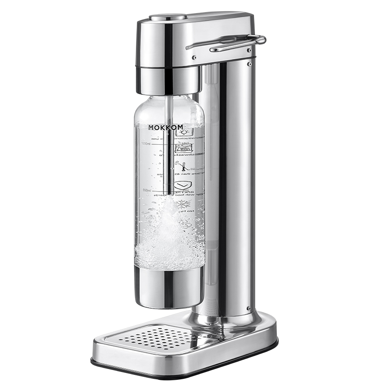 磨客（MOKKOM） 喷头防堵台式气泡水机（含气瓶） MK-806 1000ml 钢色（单位：台）