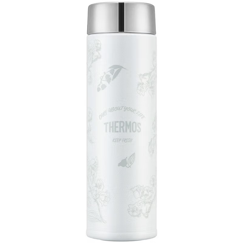 膳魔师（THERMOS） 高真空不锈钢保温杯 TEMD-160S WH 160ml 白色（单位：个）
