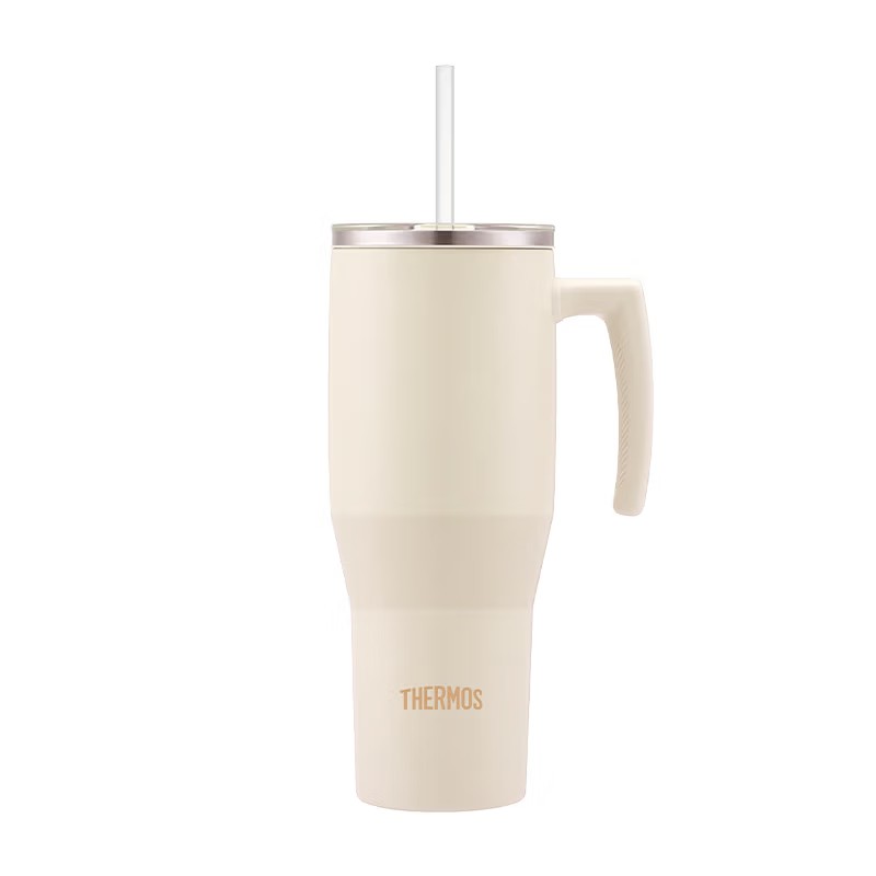 膳魔师（THERMOS） 巨无霸系列双饮杯 TSKP-1100 LBG 1100ml 白色（单位：个）