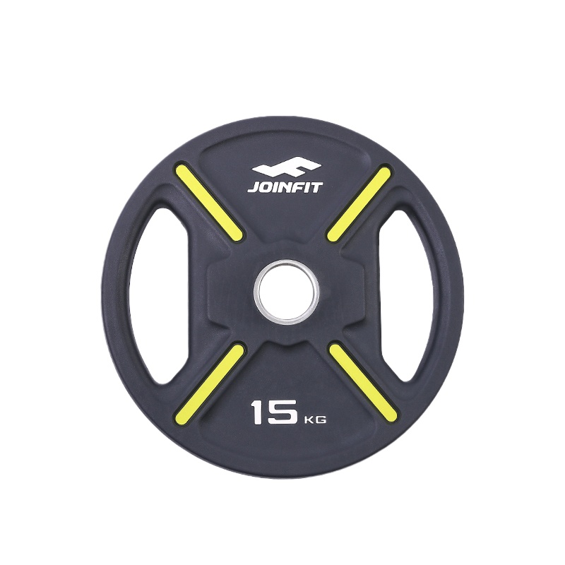 捷英飞 包胶手抓孔铃片 J.M.076E 15kg 黑色（单位：片）