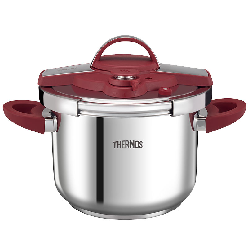 膳魔师（THERMOS） 易诺安系列压力锅 PC22-6 RD 6L 勃艮第红（单位：套）