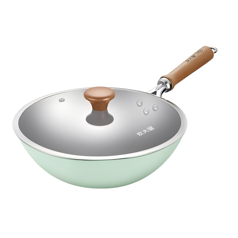 炊大皇 非遗珐琅钛铁锅 CG30FYL 30cm 绿色（单位：只）