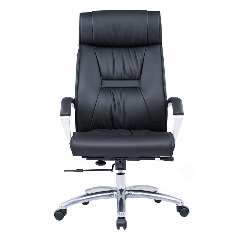 企诺 老板办公椅靠背椅西皮 QV001 740*640*1155-1215mm  黑色（单位：张）