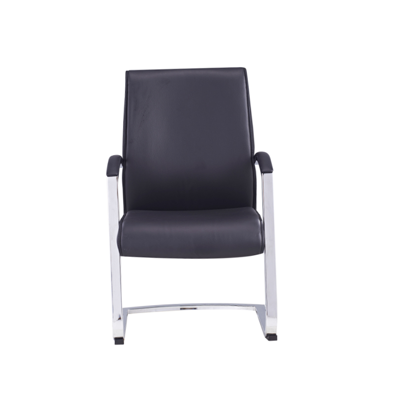 企诺 办公洽谈椅弓形椅 QV009 660*590*990mm  黑色（单位：张）
