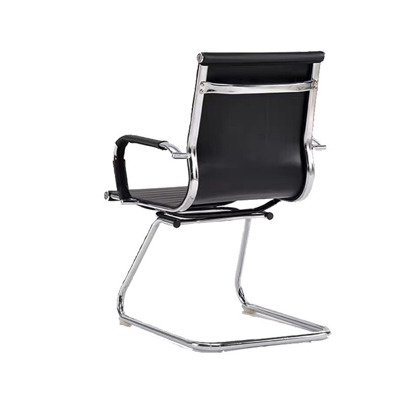 企诺 主管椅皮椅弓形椅 QV011 495*540*900mm 黑色（单位：张）