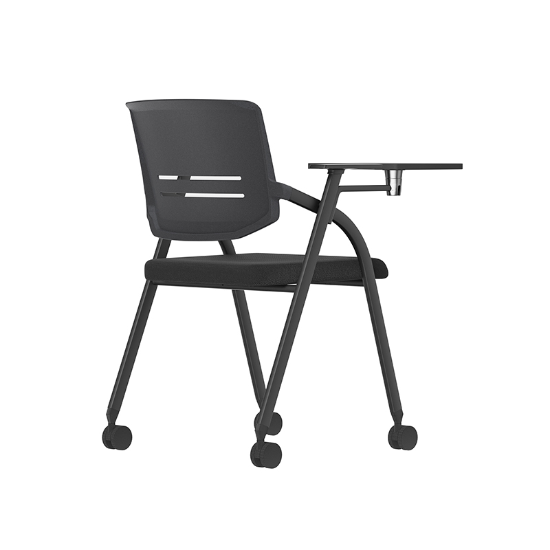 企诺 折叠会议椅滑轮脚+写字板 QNYHSH-03-4-5PP 610*535*855mm 黑色（单位：张）
