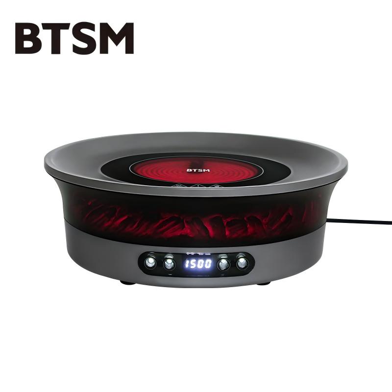 BTSM 3D仿炭火电陶炉 D5 额定功率：1500W 浅灰色（单位：台）