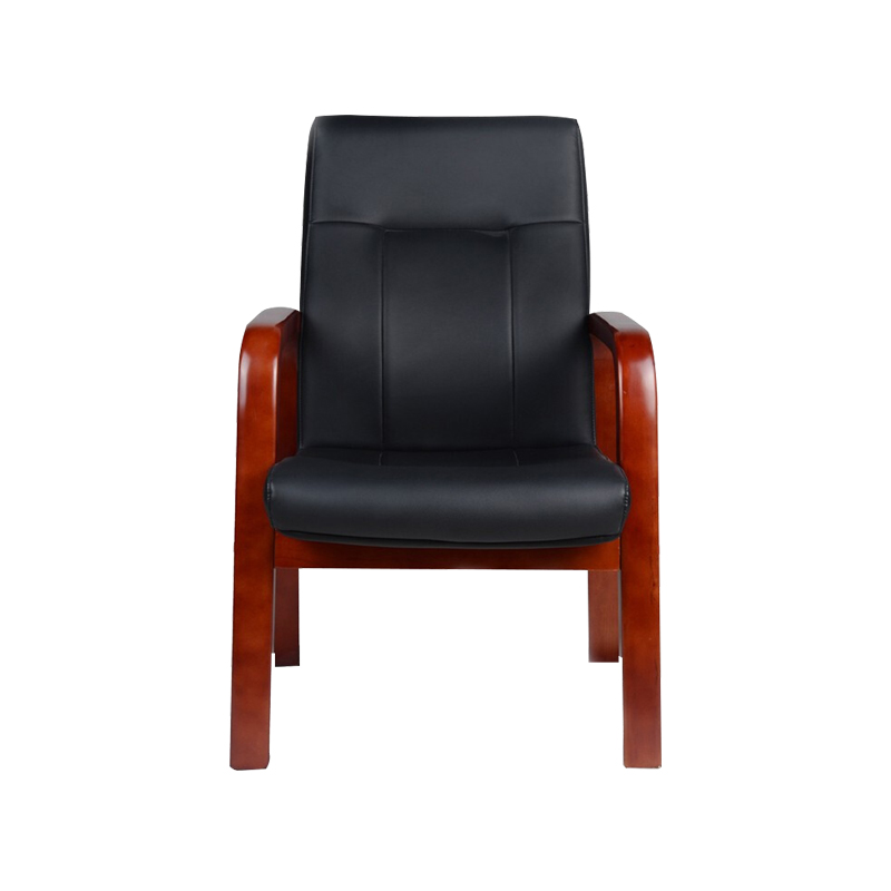 企诺 办公椅洽谈椅西皮 QV062 620*610*1020mm  黑色（单位：张）