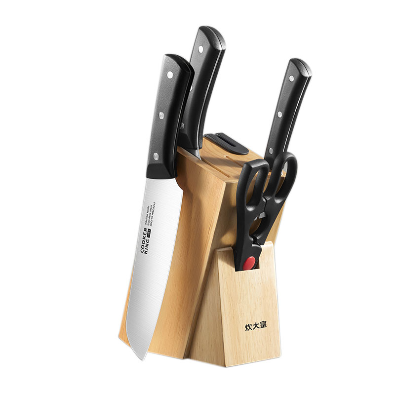 炊大皇 祥锐刀具 TD05XR 五件套装 曜石黑（单位：套）