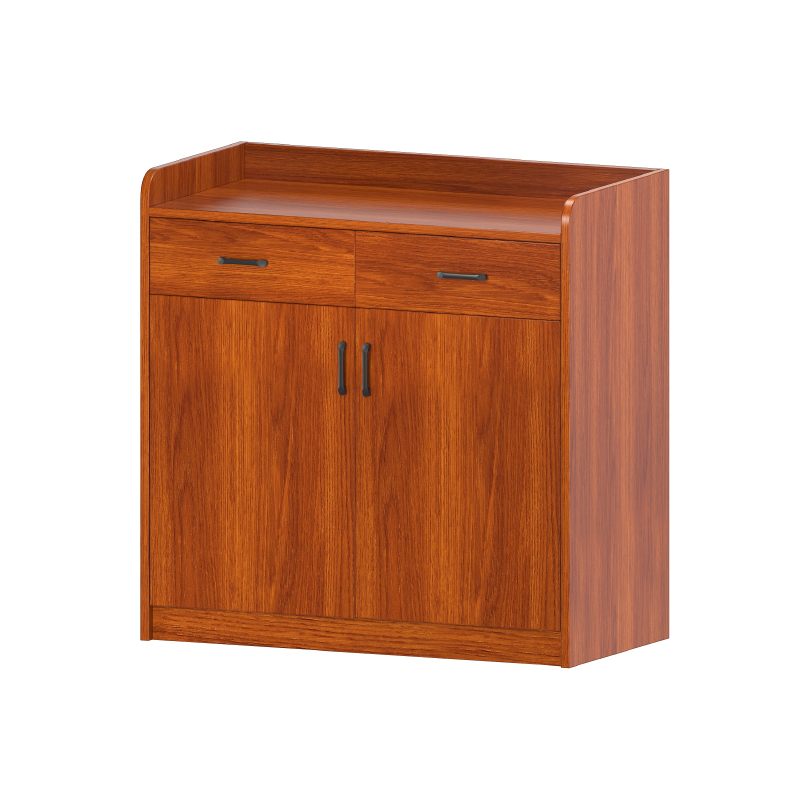 企诺 收纳柜多功能储物柜现代简约茶水柜酒柜 QF043 800*400*900mm  红胡桃（单位：个）