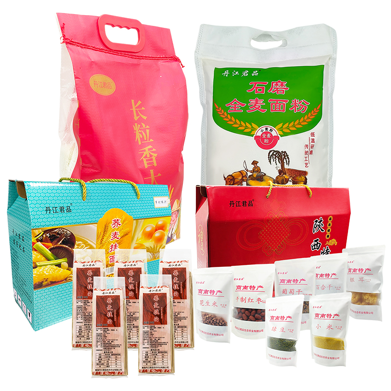 丹江君品 米面杂粮零食特产组合 大礼包套装 13.45kg 混色（单位：件）