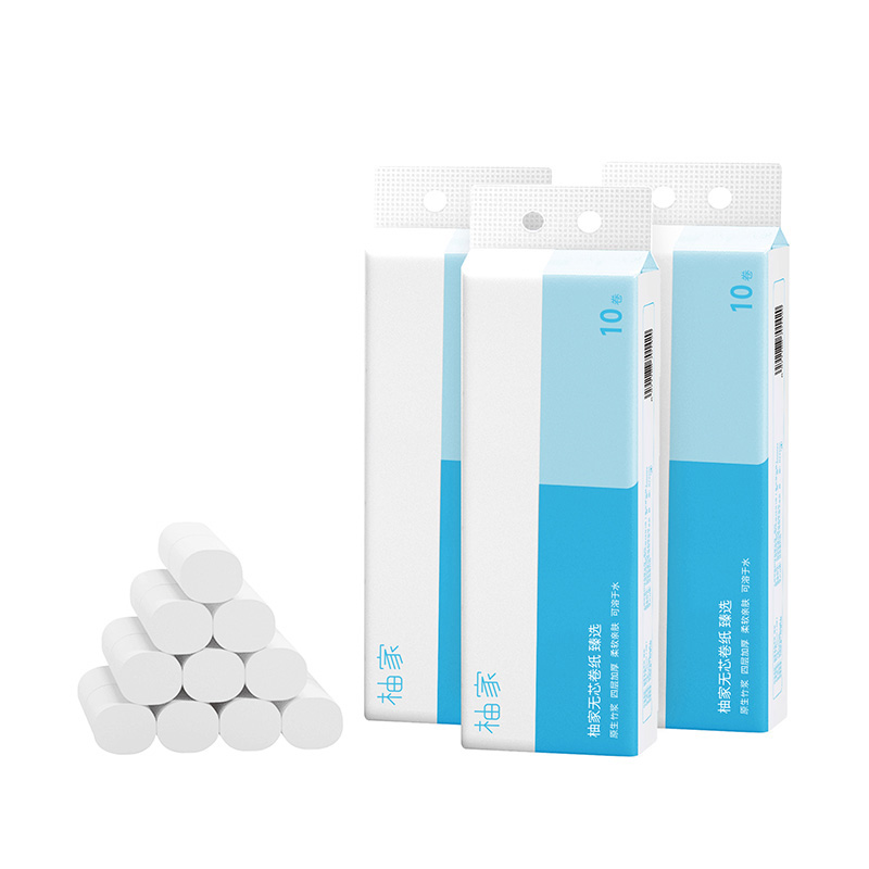 柚家 无芯卷纸（臻选版） 66476 3提30卷 白色（单位：提）