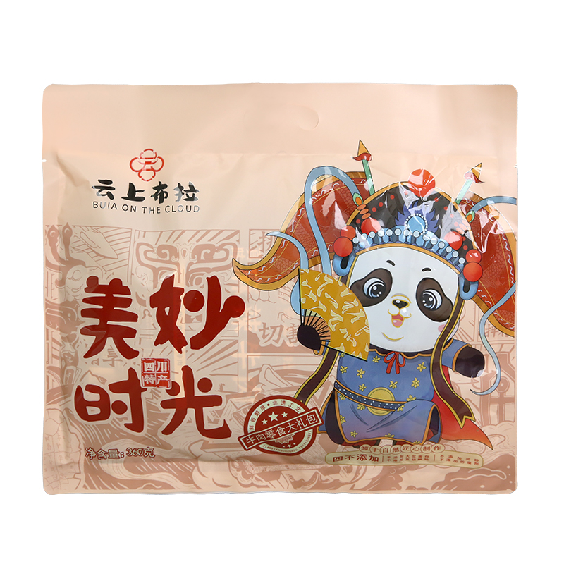云上布拉 美妙时光 牛肉零食大礼包 360克 象牙色（单位：袋）