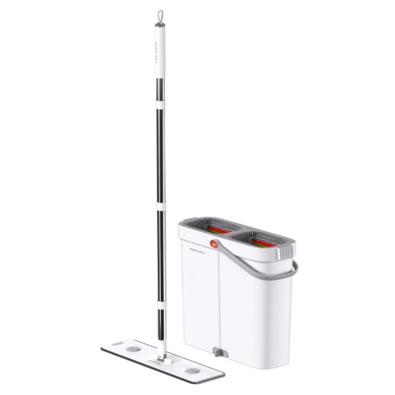 佳帮手 扫除道方形彩虹刮刮乐二代塑板直柄款-佳灰2布 JBS-PBTB-GF2S1-7JGY2P 0.7mm 白色（单位：套）