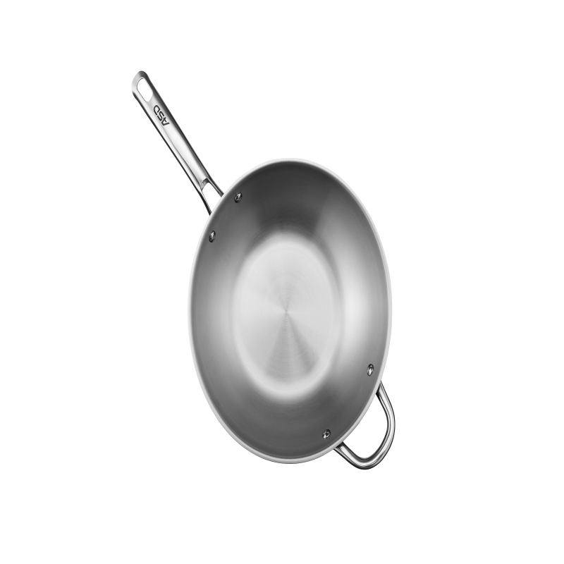 爱仕达（ASD） 三层钢炒锅 TV1332 32cm 银色（单位：套）