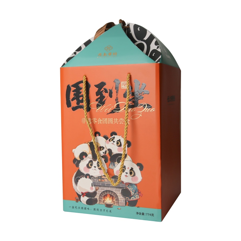 云上布拉 非遗牛肉零食团圆共尝盒 礼盒 774克 橙色（单位：盒）