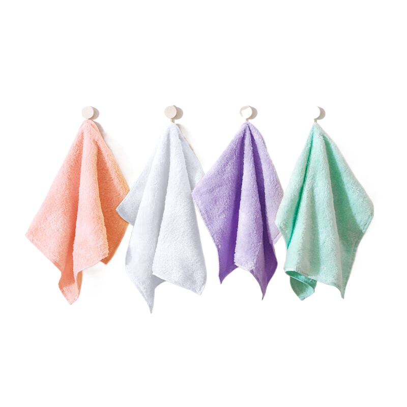 内野（UCHINO） 云朵慕斯方巾Pro DS04G785-Y 4条装 混色（单位：包）