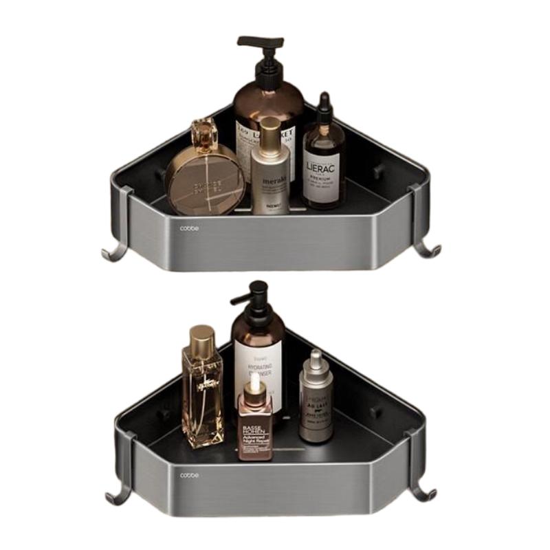 卡贝（cobbe） 太空铝钻石一体三角篮（含有免钉胶） G03L482-Y 320*230*45mm 枪灰色（单位：个）