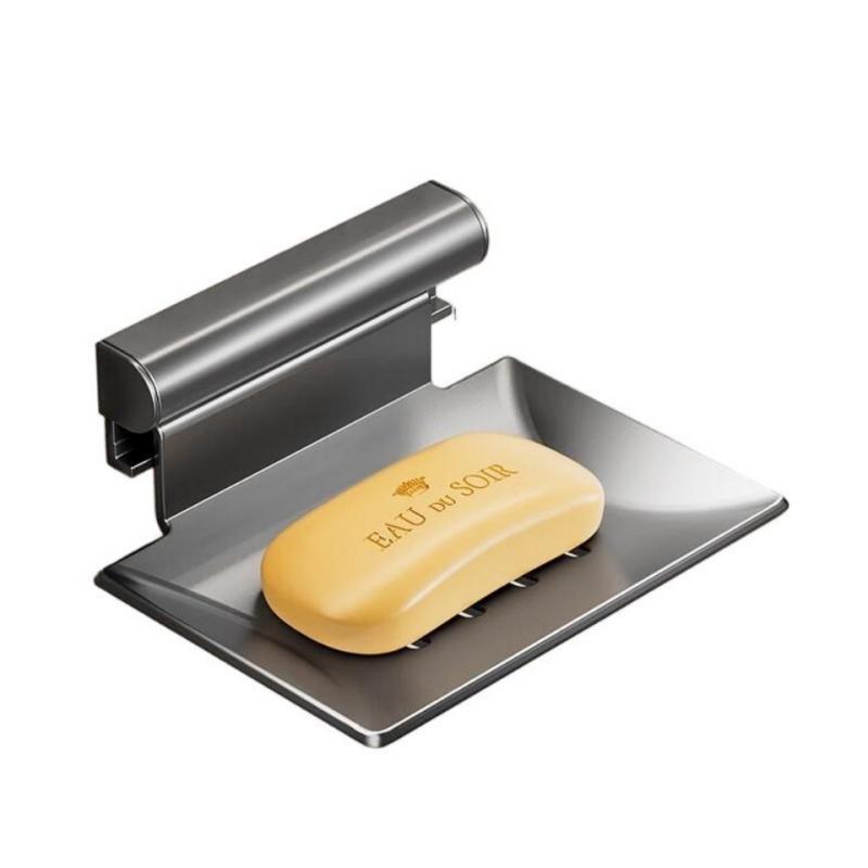 卡贝（cobbe） 太空铝皂碟（含有免钉胶） G14L071-D 130*90*50mm 枪灰色（单位：个）