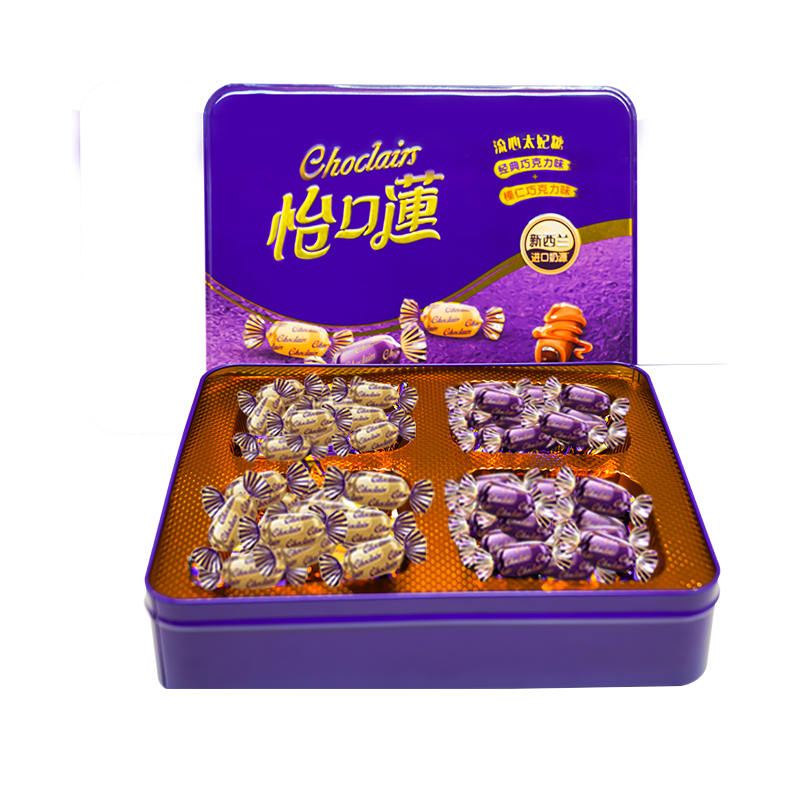 怡口莲/Cadbury 流心太妃糖怡礼甜遇礼盒 混合口味 264g 紫色（单位：盒）