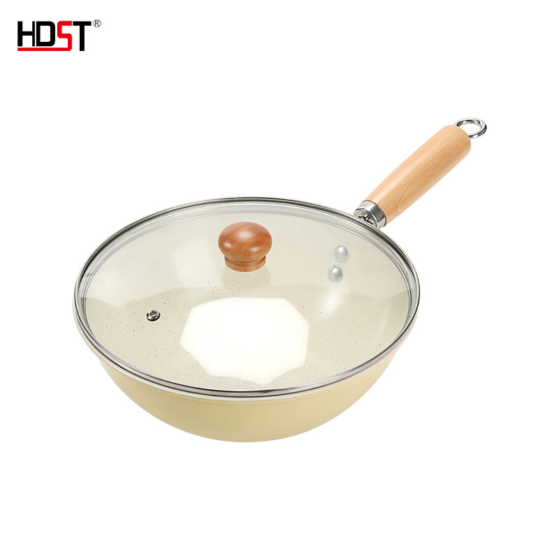 华典世通（HDST） 马卡龙少女锅 MKL-25019 炒锅24CM直径*1 米色（单位：套）