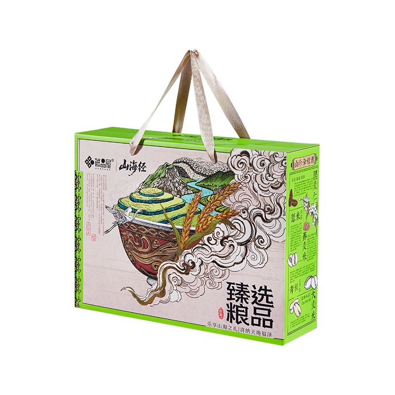 鲜品屋（SAMPURE） 山海经系列杂粮年货组合 臻粥道混合粥料 1600g 混色（单位：盒）
