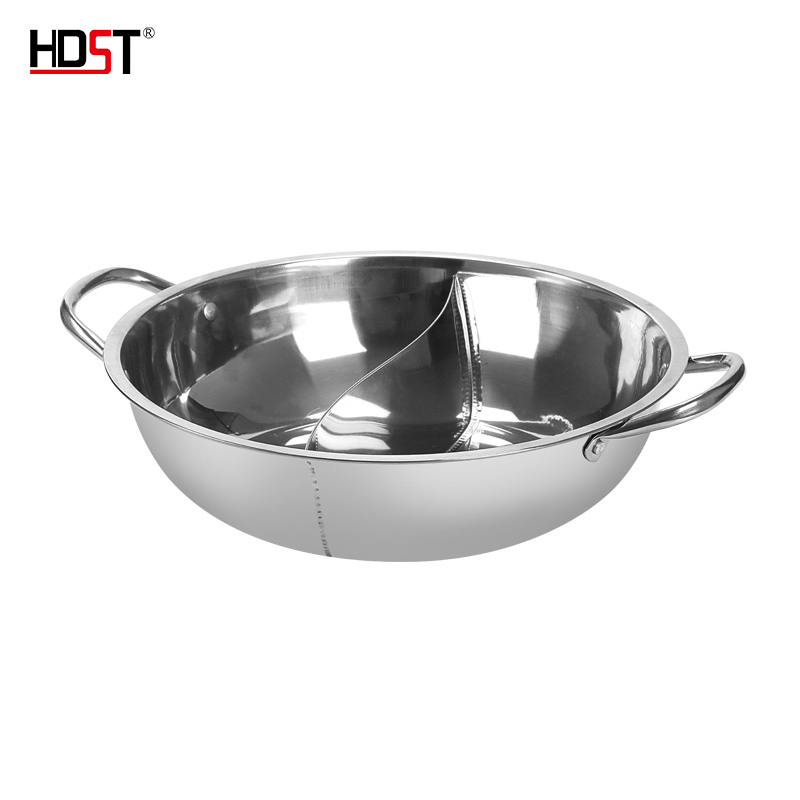 华典世通（HDST） 银韵鸳鸯锅 YY-25022 直径29cm， 高7.5CM，3.5L 不锈钢色（单位：套）