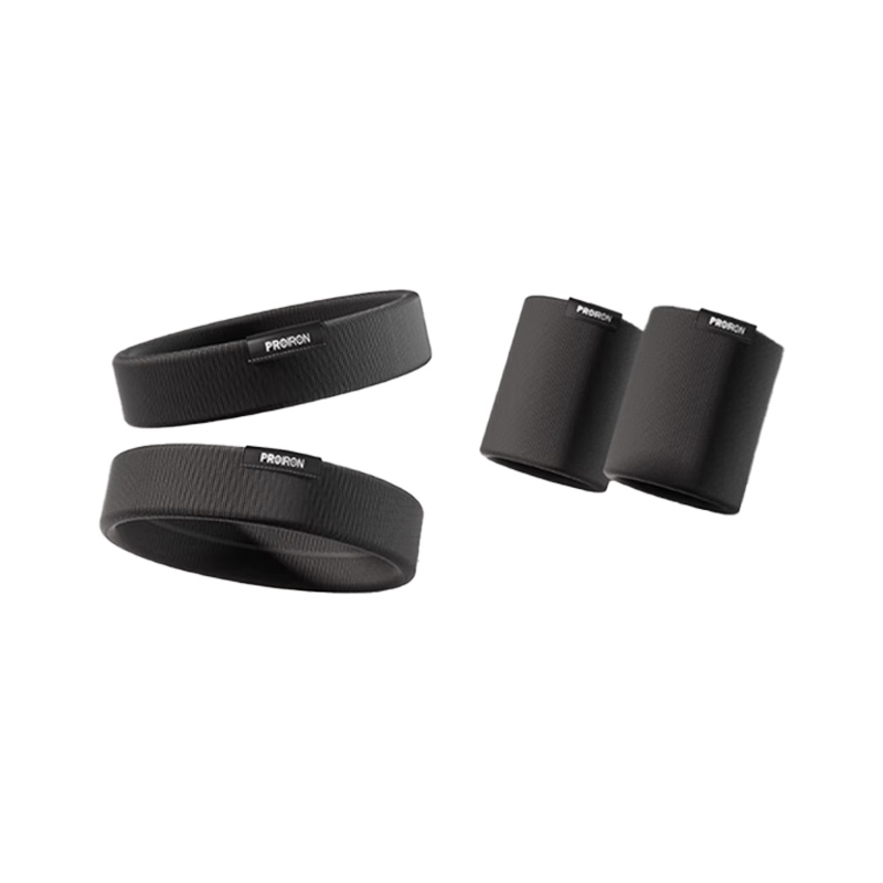 普力艾（PROIRON） 毛巾棉头带护腕 四件 64g 曜石黑（单位：套）
