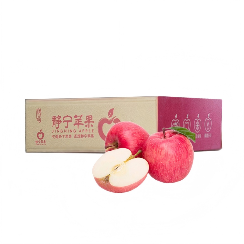 草木花生活 静宁红富士苹果 单果75-80 （12枚） （约3.5kg） 枫叶色（单位：盒）