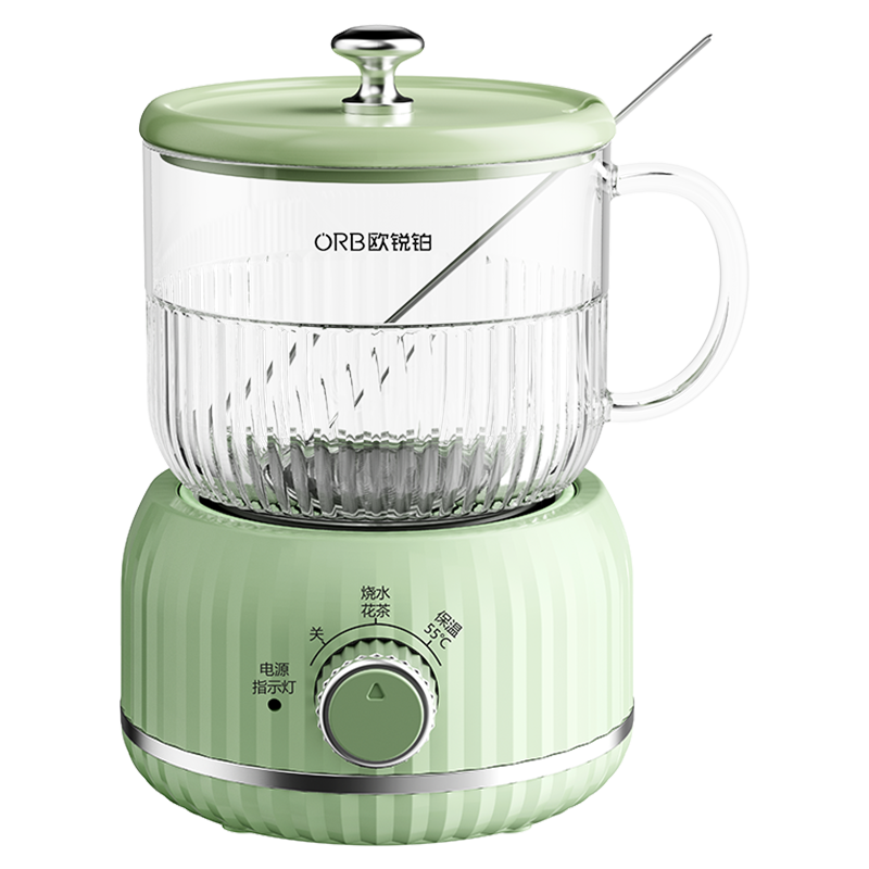 欧锐铂（O.R.B） 美好时光-养生壶套装 ORB-1861 600ml 绿色（单位：套）