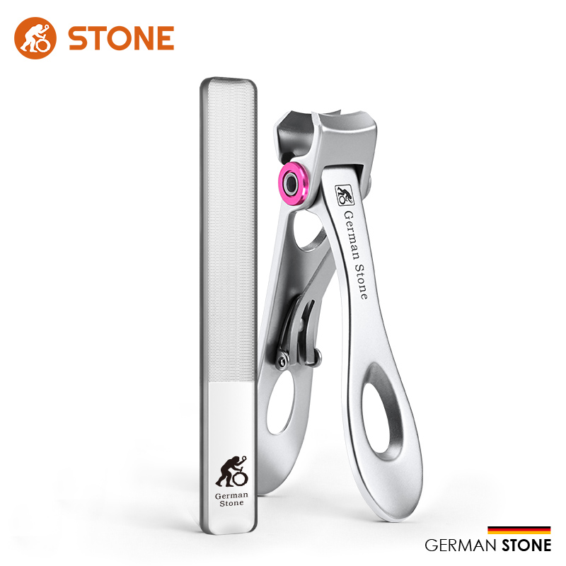 司顿（STONE） 轻翼指甲钳中号+纳米锉 NMG88SF 两件套 银色（单位：套）