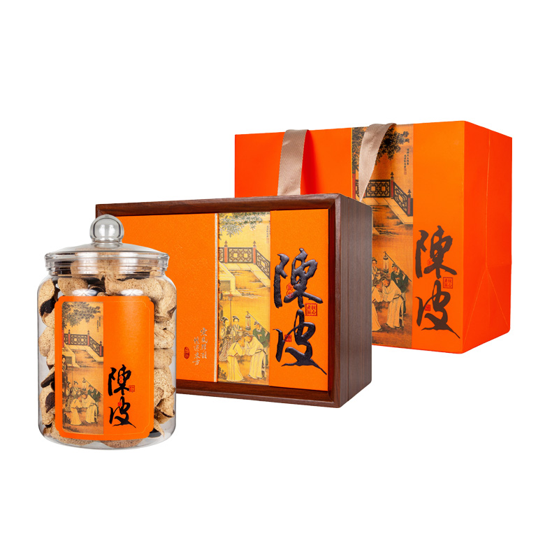 七里浮子 新会陈皮十年 臻蕴礼盒 125g*1盒 混色（单位：盒）