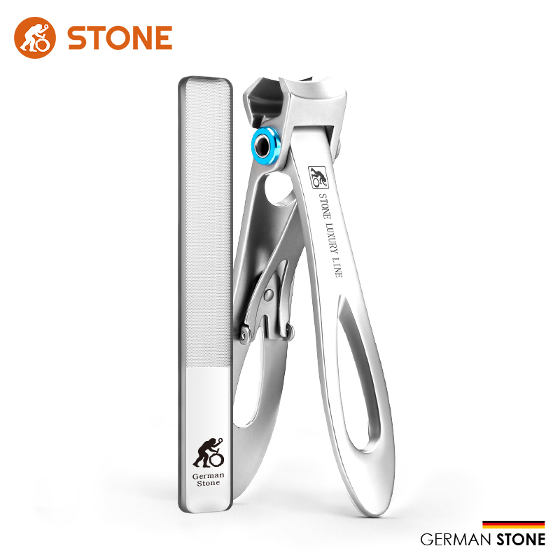 司顿（STONE） 轻翼指甲钳大纳米锉套装 NMG88BF 两件/52*24*103MM 银色（单位：套）