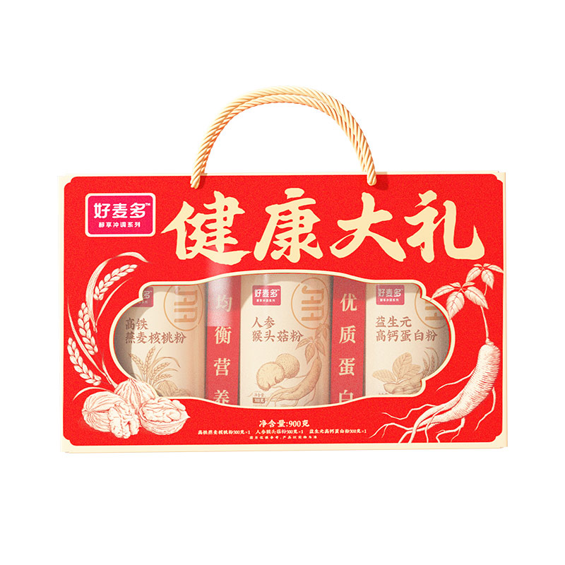 好麦多（HONlife） 健康大礼盒 有机礼盒 900g 红色（单位：盒）