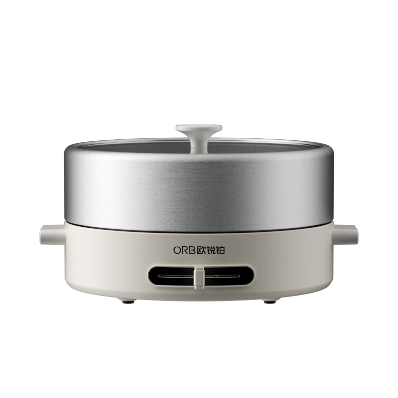欧锐铂（O.R.B） 花漾食光-多功能料理锅 ORB-2125 4.5L  象牙色（单位：个）