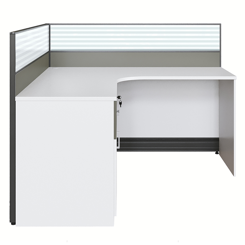 企诺 屏风工位职员桌隔断卡位 QM009 1600*1600*1100mm 灰色（单位：张）