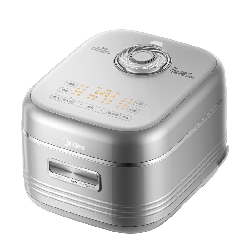美的（Midea） 电饭煲0涂层花瓣IH加热 MB-40HB2 4L 银色（单位：台）
