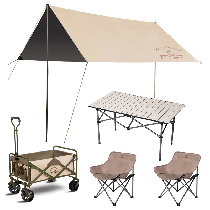 飞图乐（FTLY） 1-2人轻奢露营出行套装 LYTC1203 17kg 混色（单位：套）