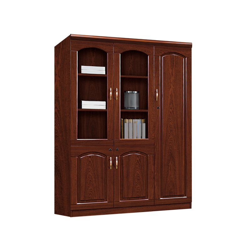 企诺 油漆文件柜书柜右门柜 QF014 1350*420*2000mm 胡桃色（单位：个）